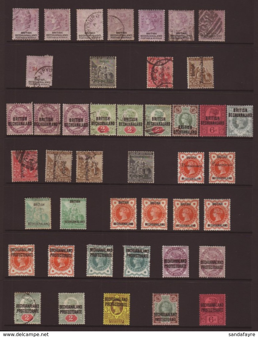 1888-1904 A Mixed Mint & Used Collection On A Stockpage. Includes 1888 Wmk Orb Set Used (SG 10/14), 1891 Set With Opt Re - Sonstige & Ohne Zuordnung