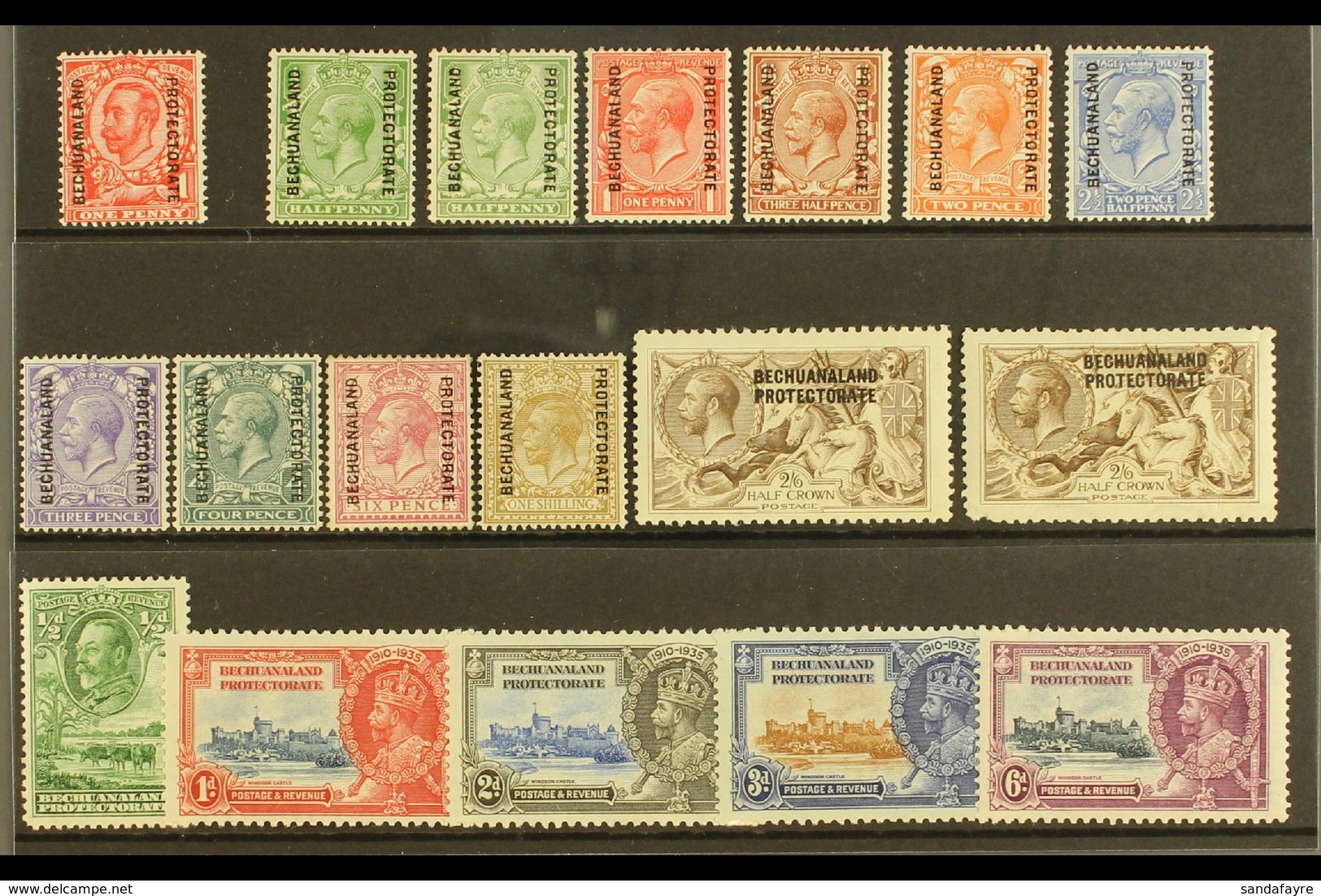 1912-36 MINT KGV SELECTION. Includes 1913-24 Range To 1s, 2s6d X2(small Faults) & 1935 Jubilee Set. Generally Fine Condi - Sonstige & Ohne Zuordnung