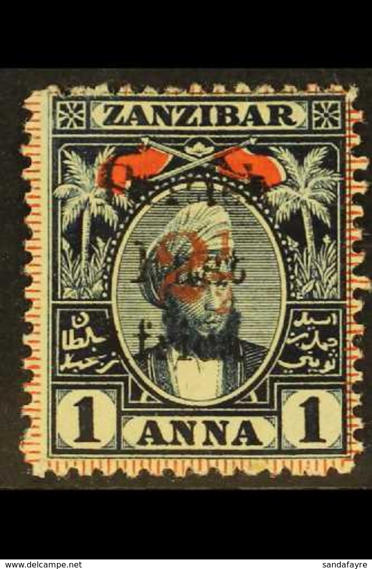 1897 "2½" In Red (type 14) On 1a Indigo And Red Of Zanzibar Overprinted "British East Africa", SG 88, Fine Mint. For Mor - British East Africa