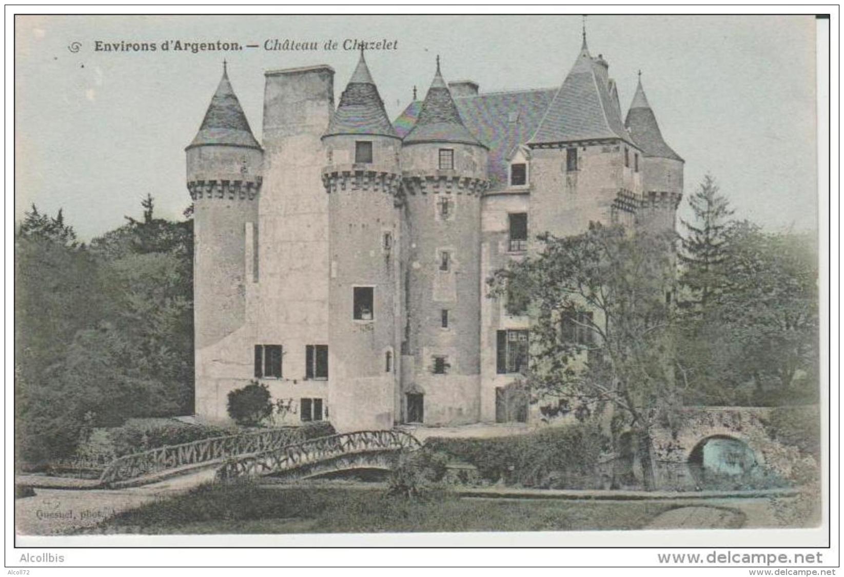 Environs D'Argenton.-Château De Chazelet.Quesnel Photo Argenton. - Autres & Non Classés