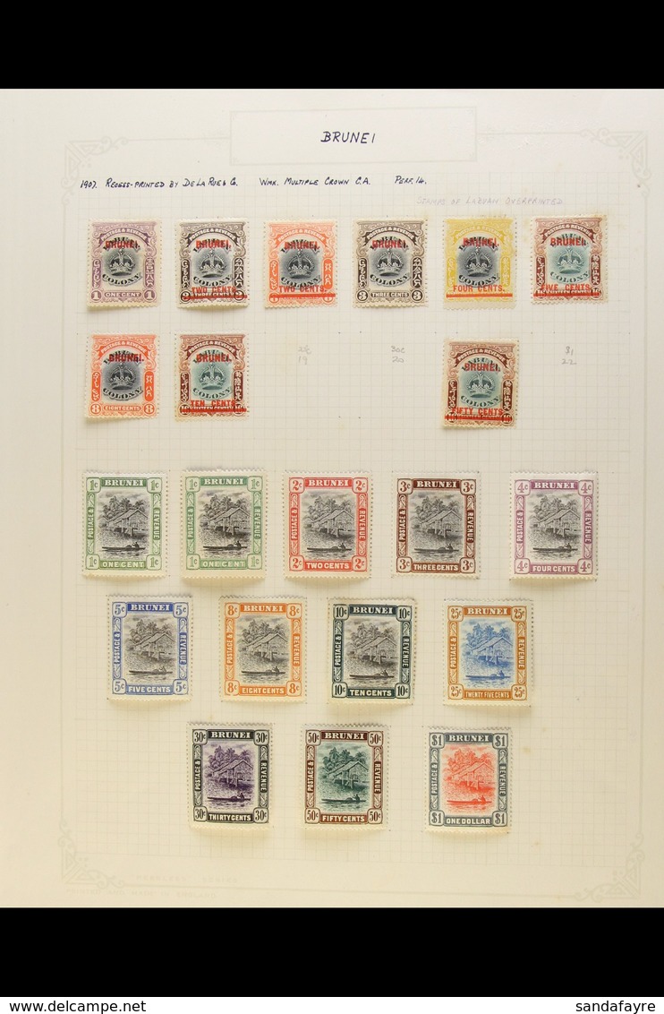 1906-66 ALL DIFFERENT MINT COLLECTION An Attractive Collection Which Includes 1906 Overprints On Labuan Set To 10c On 16 - Brunei (...-1984)