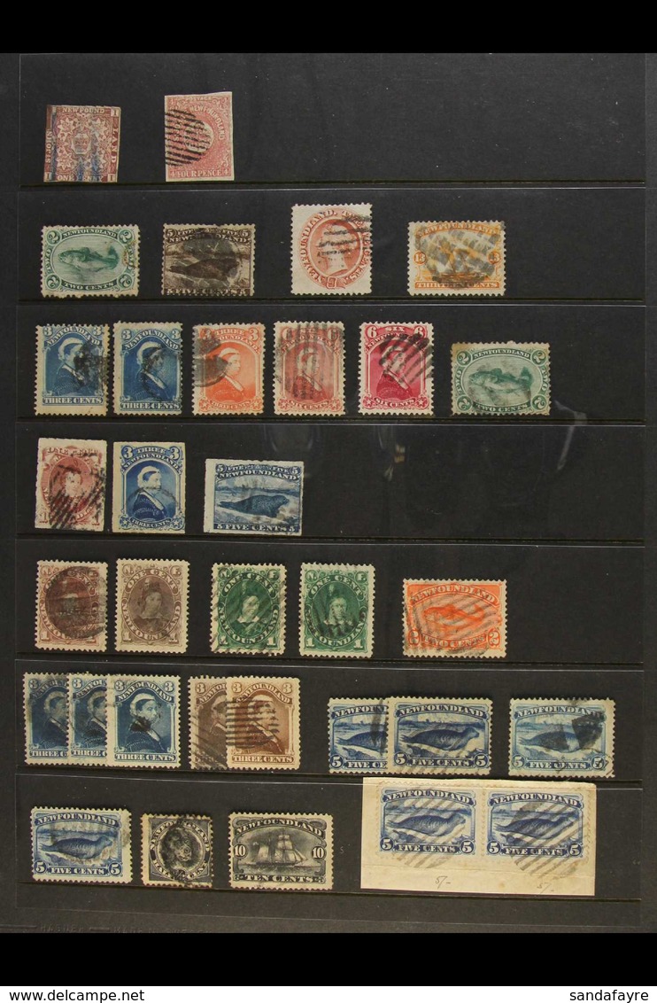 1862-1947 USED COLLECTION A Useful Assembly Which Includes 1862-64 1d And 4d Imperfs, 1865-70 2c, 5c, 12c, And 13c, 1868 - Other & Unclassified