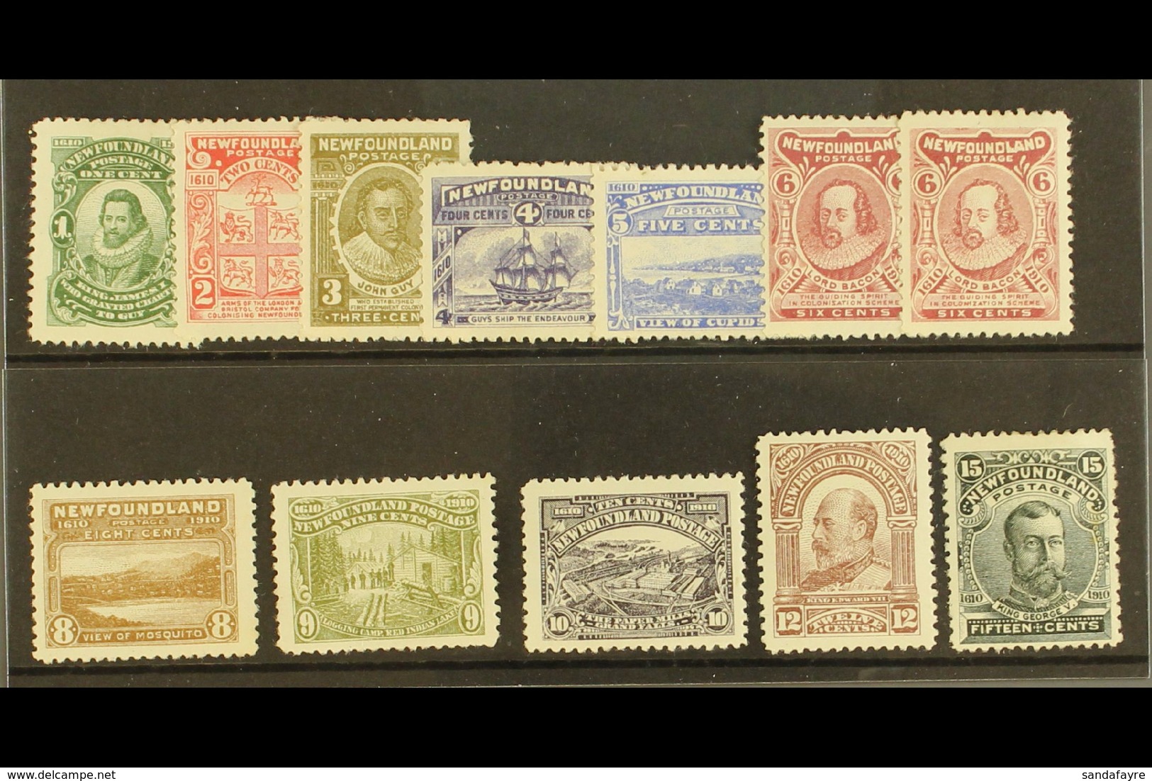 1910 Litho Set Complete, SG 95/105, Very Fine And Fresh Mint. (11 Stamps) For More Images, Please Visit Http://www.sanda - Other & Unclassified