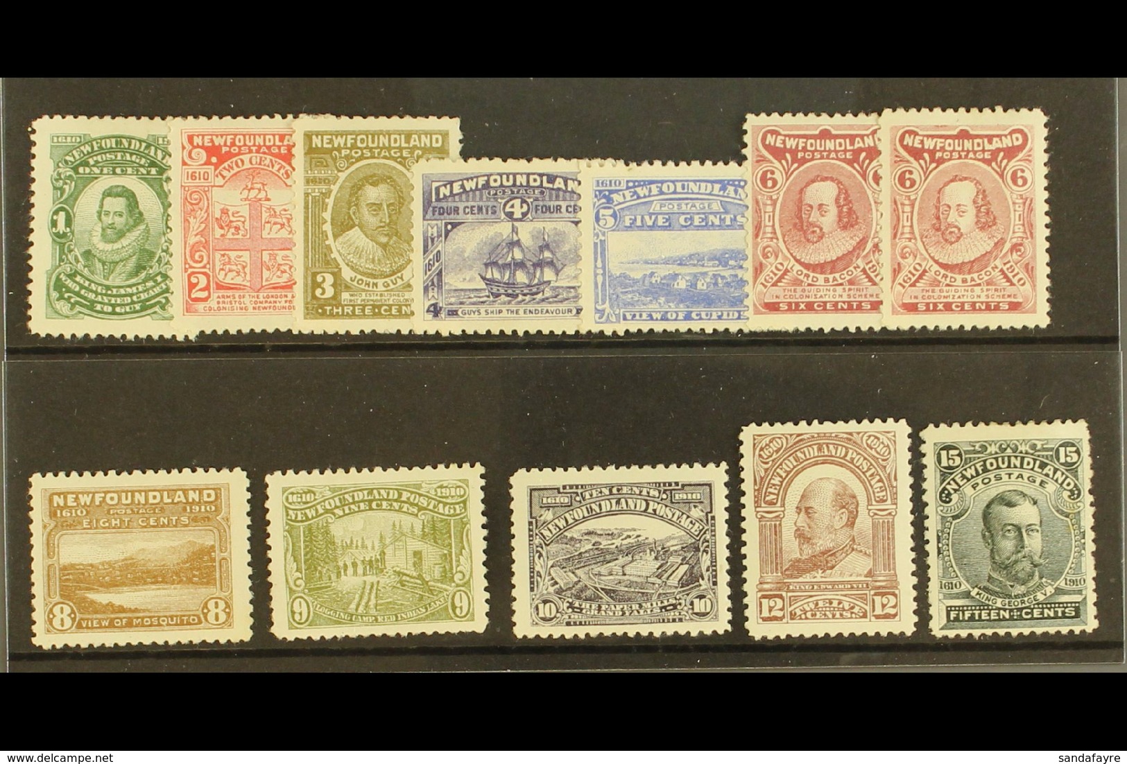 1910 Litho Set Complete, SG 95/105, Very Fine And Fresh Mint. (11 Stamps) For More Images, Please Visit Http://www.sanda - Sonstige & Ohne Zuordnung