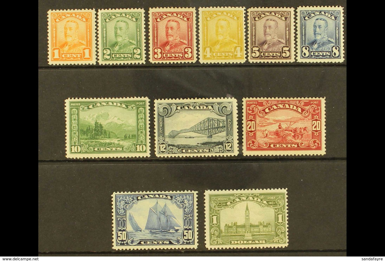 1928-29 "Scroll" Pictorials Complete Set, SG 275/285, Fine Mint, Generally Well Centred. (11 Stamps) For More Images, Pl - Sonstige & Ohne Zuordnung