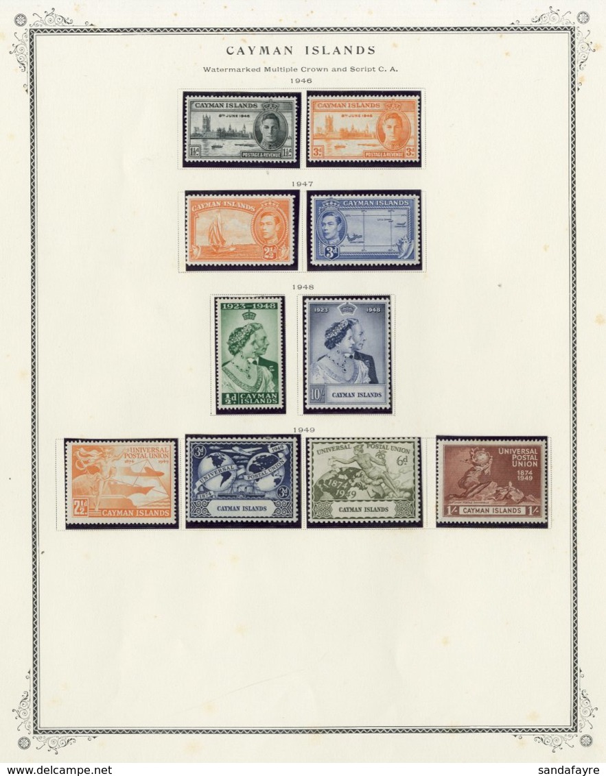 1902-49 FINE MINT COLLECTION Includes 1902-03 ½d And 1d, 1905 2½d, 1908 ¼d, 1912-20 Values To 1s, 1935 Jubilee Set, 1935 - Kaimaninseln