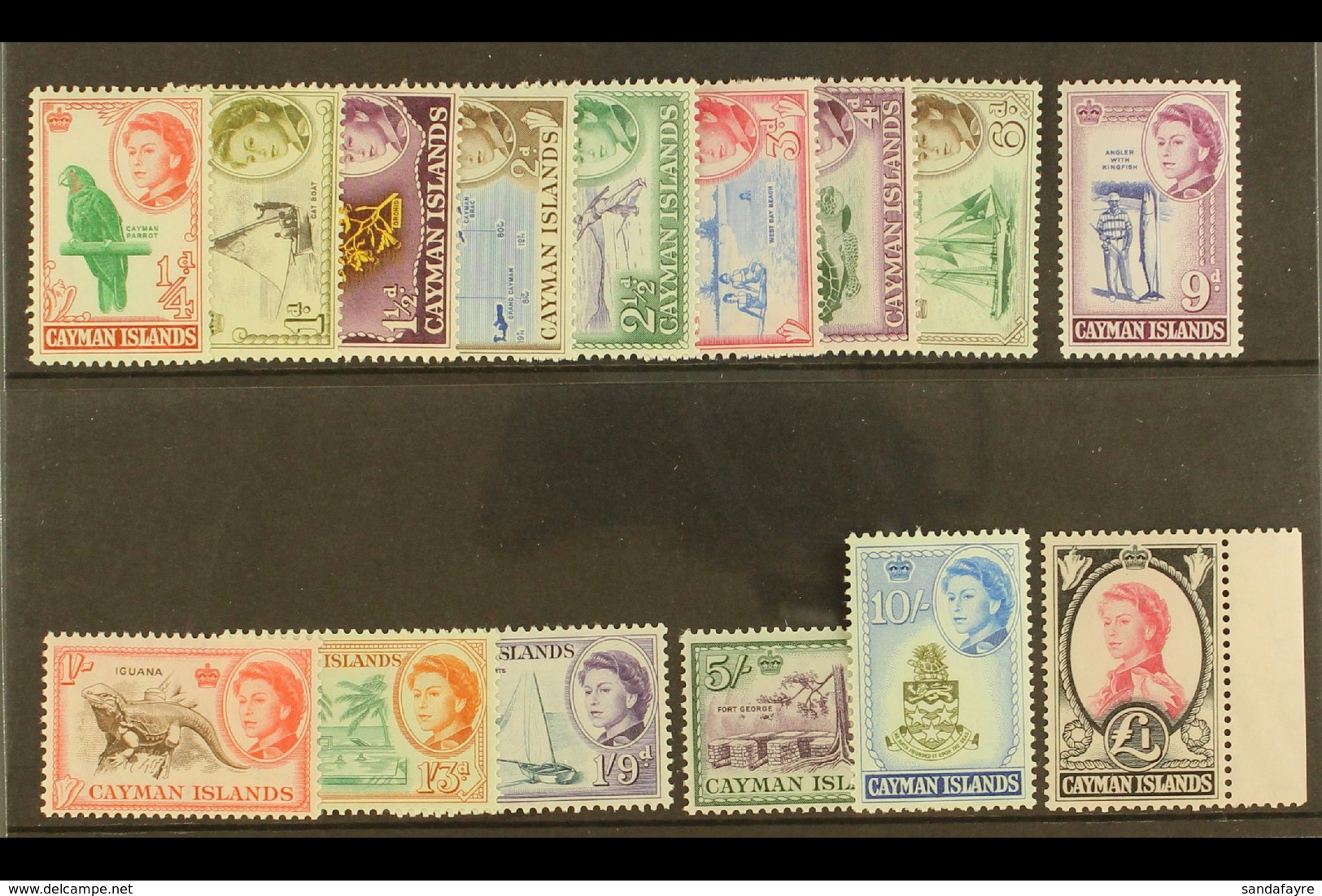 1962-64 Pictorial Definitive Set, SG 165/79, Never Hinged Mint (15 Stamps) For More Images, Please Visit Http://www.sand - Kaimaninseln