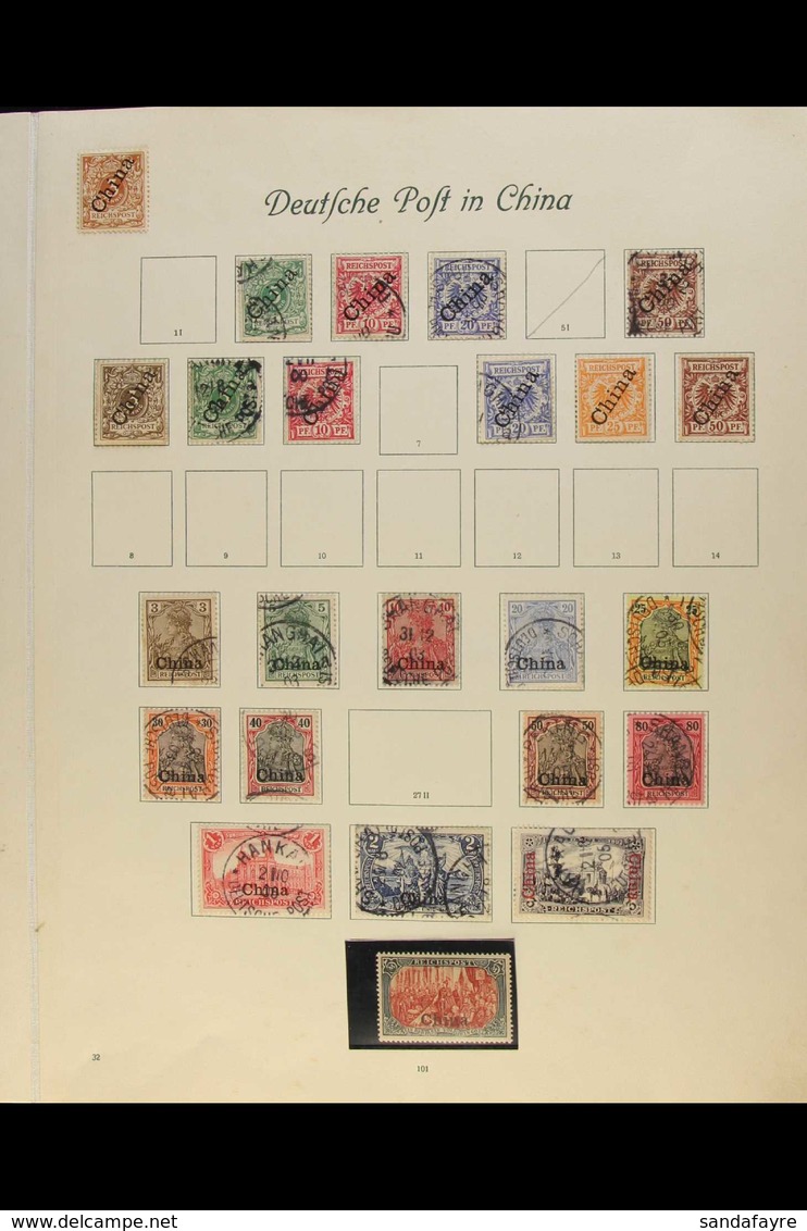 GERMAN OFFICES 1898 - 1919 Mint And Used Collection With 1898 48* Ovpts Vals To 50pf Used, 56* Ovpts Mint Or Used Vals T - Sonstige & Ohne Zuordnung