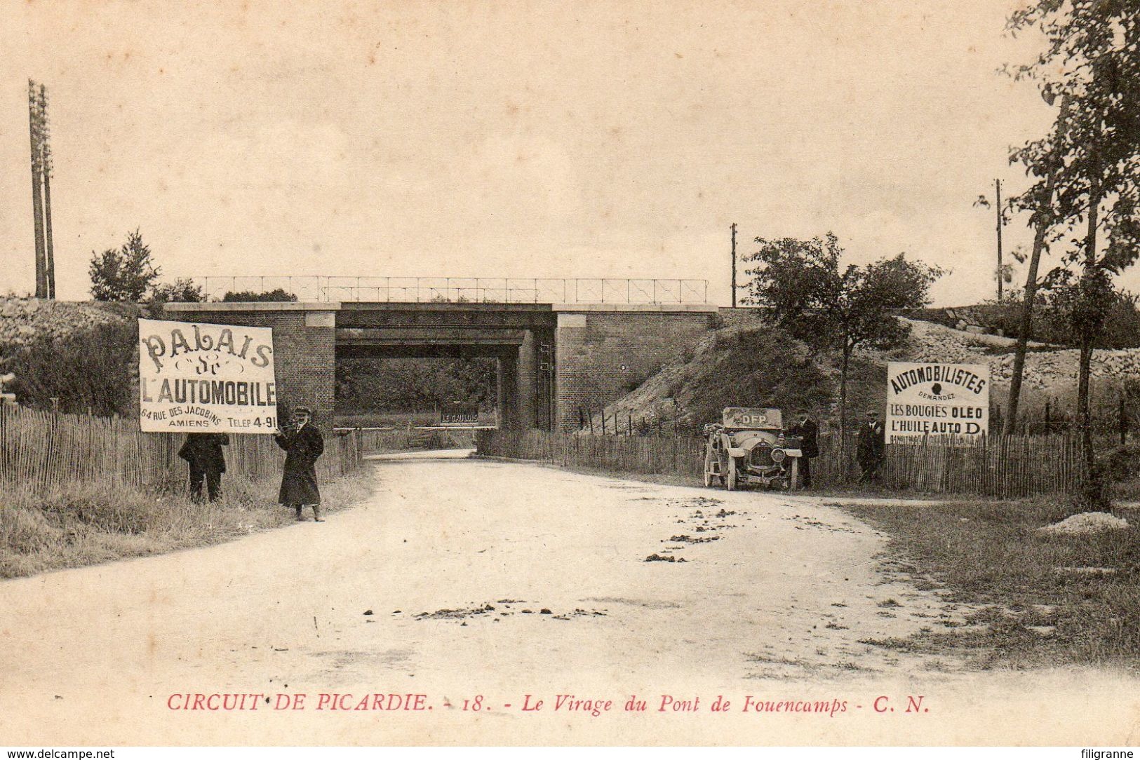 FOUENCAMPS Circuit De Picardie Le Virage Du Pont - Other & Unclassified