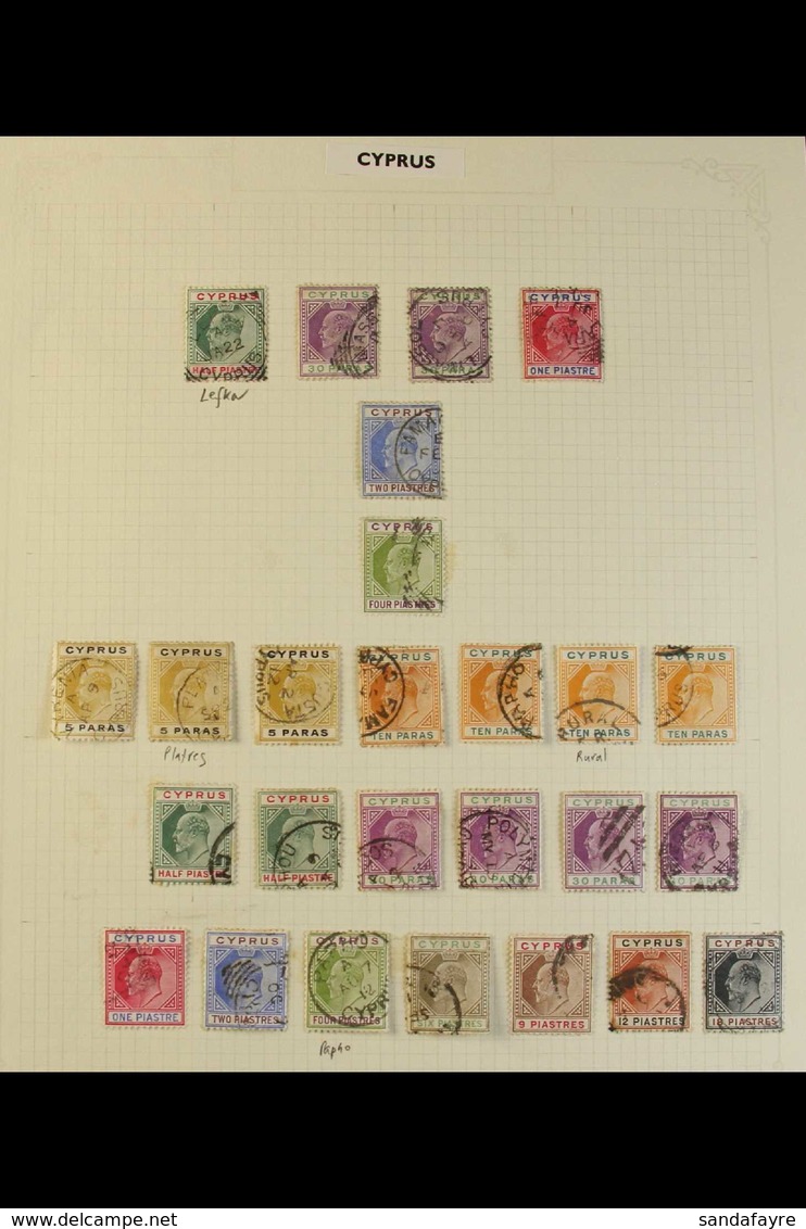 1902-35 ATTRACTIVE USED COLLECTION Includes 1902-04 Set To 4pi, 1904-10 Set 18pi, 1912-15 Set To 18pi, 1921-23 Most Valu - Sonstige & Ohne Zuordnung