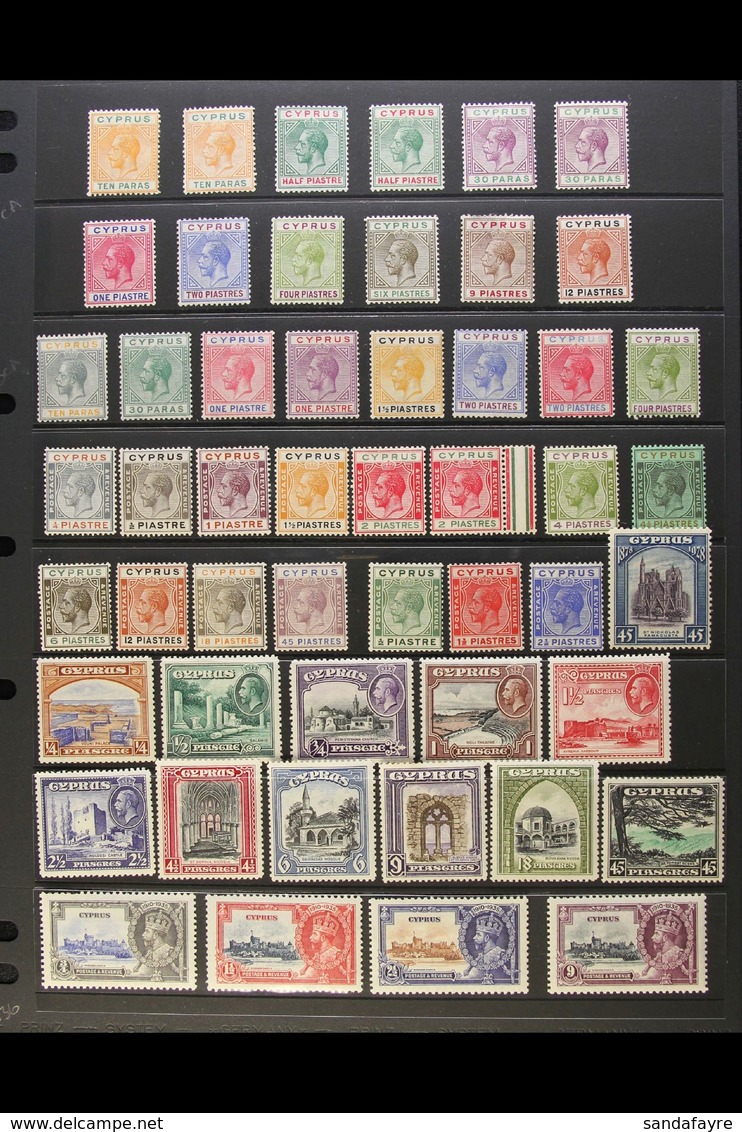 1912-35 MINT KGV COLLECTION Presented On A Stock Page. Includes 1912-15 Range To 12pi, 1921-23 Range With Most Values To - Sonstige & Ohne Zuordnung