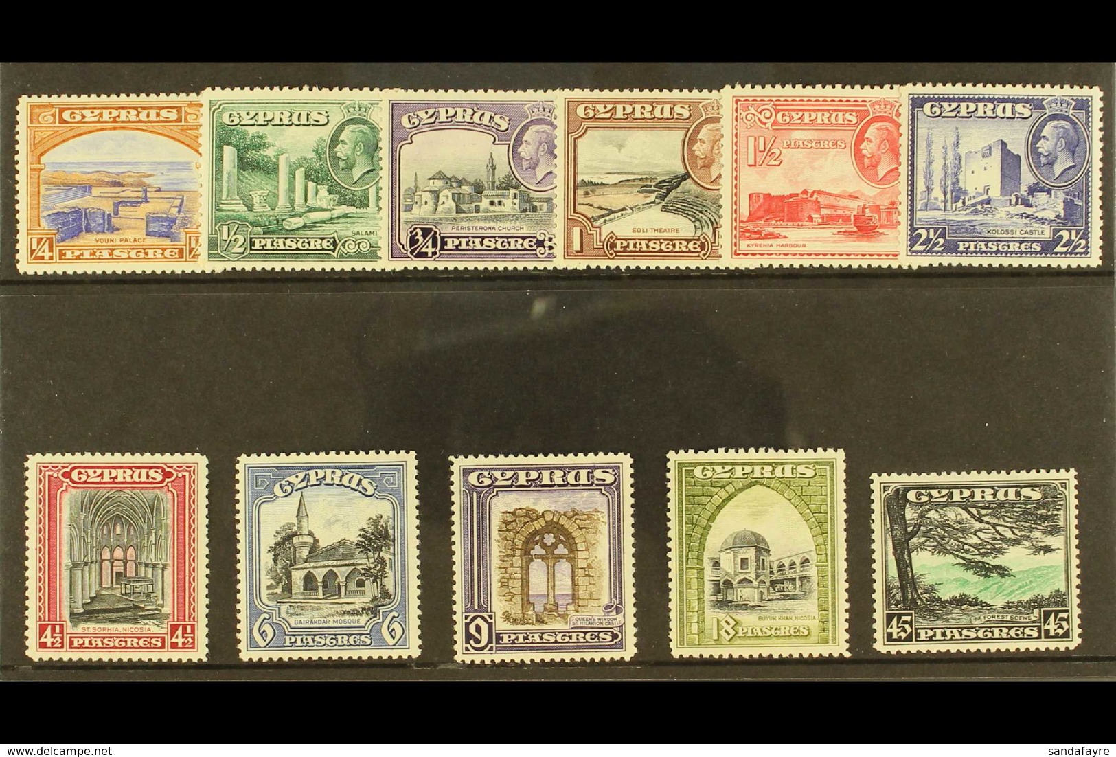 1934 Complete Pictorial Set, SG 133/43, Fine Mint (11 Stamps) For More Images, Please Visit Http://www.sandafayre.com/it - Sonstige & Ohne Zuordnung