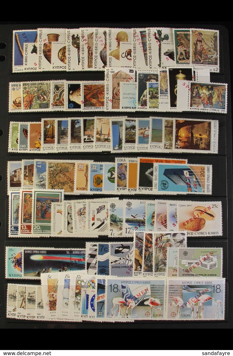 1980-98 SPECIMEN OVERPRINTS COLLECTION Never Hinged Mint Range Of All Different Complete Sets, Incl. Definitives To £5 E - Sonstige & Ohne Zuordnung
