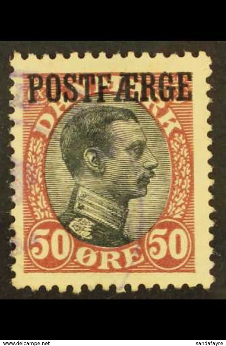 PARCEL POST 1919-41 50 Ore Black And Claret, SG P214 (Facit PF5), Very Fine Used. For More Images, Please Visit Http://w - Sonstige & Ohne Zuordnung