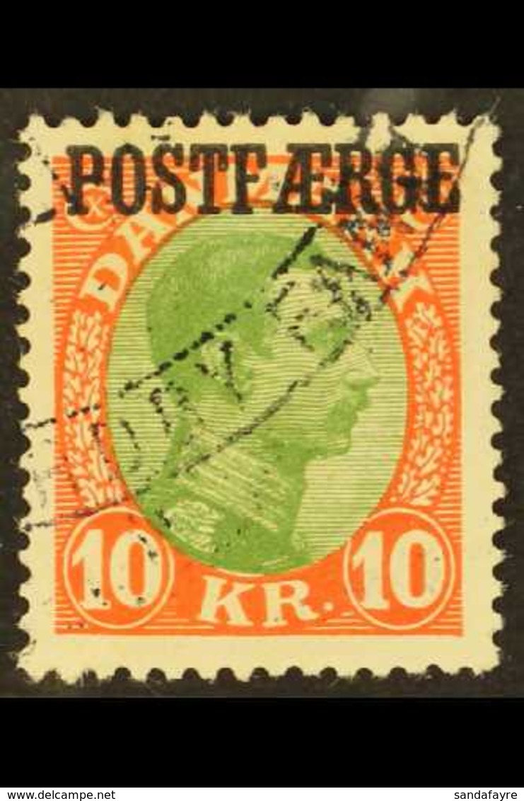 PARCEL POST 1919-41 10kr Green And Vermilion, SG P219 (Facit PF9), Very Fine Used. For More Images, Please Visit Http:// - Sonstige & Ohne Zuordnung