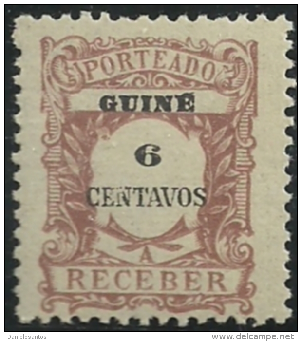 Portuguese Guinea Guiné 1921 Postage Due Stamps D2 MLH - Correo Postal