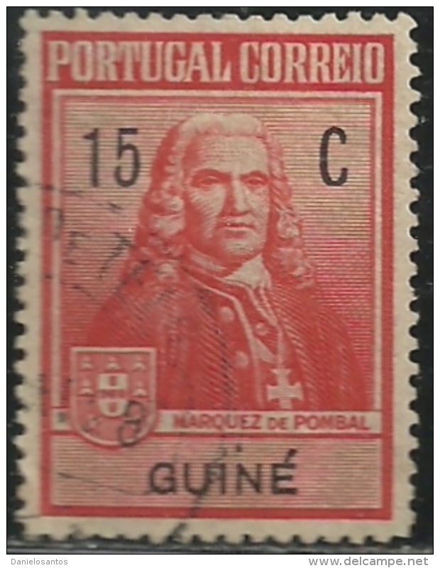 Portuguese Guinea Guiné 1925 Postal Tax Stamps Pombal Issue Common Design CD28 Marquis De Pombal Cancel - Post