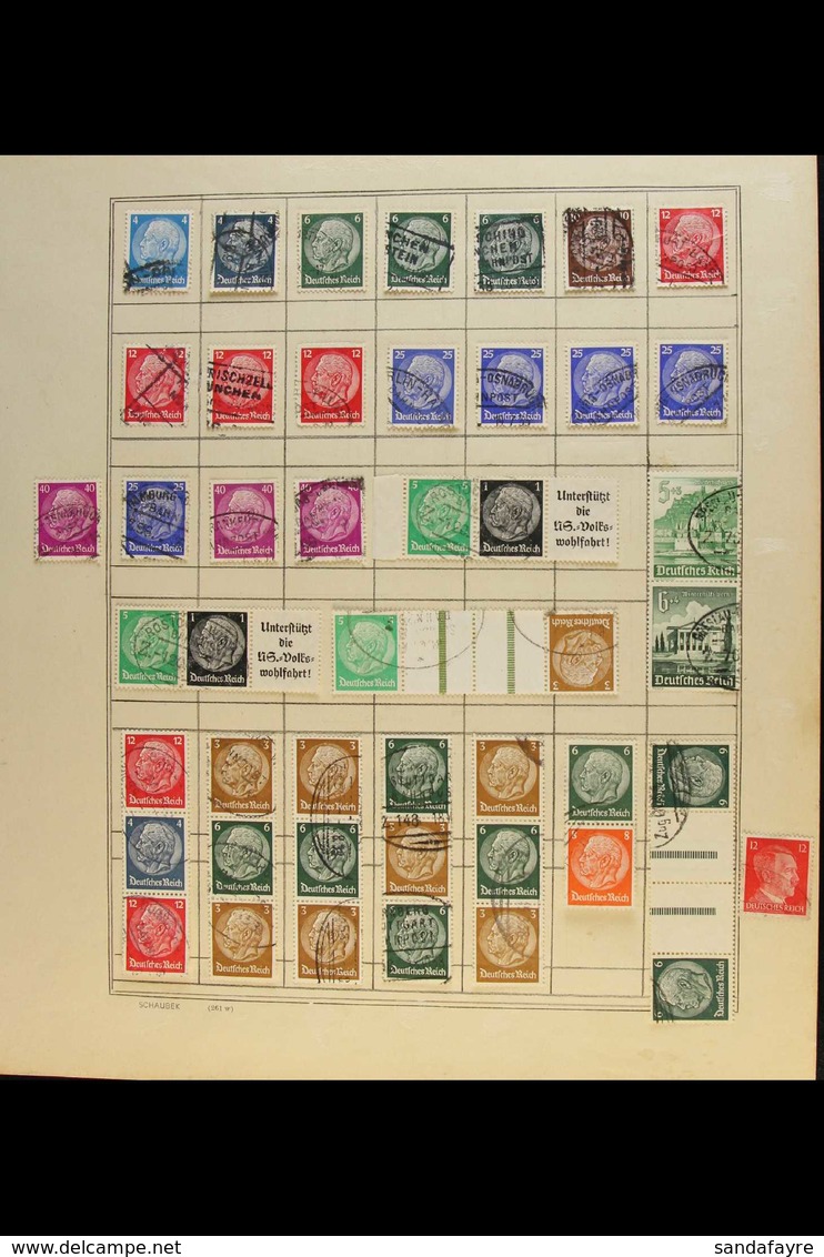 RAILWAY POSTMARKS Collection Of 1870's To 1950's Stamps Bearing Railway Cancellations. Includes A Few Saar, Upper Silesi - Sonstige & Ohne Zuordnung