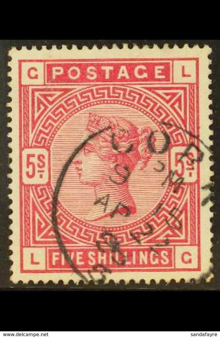 1883-84 GB 5s Rose (SG 180) Used With Superb CORK Cds Of 22 Apr 1898. Lovely. For More Images, Please Visit Http://www.s - Sonstige & Ohne Zuordnung
