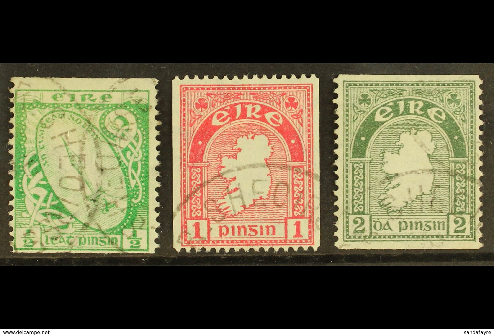 1922-34 COIL STAMPS ½d, 1d Perf 15 X Imperf, And 2d Imperf X Perf 14, SG 71a, 72c And 74a, Fine Cds Used. (3) For More I - Sonstige & Ohne Zuordnung