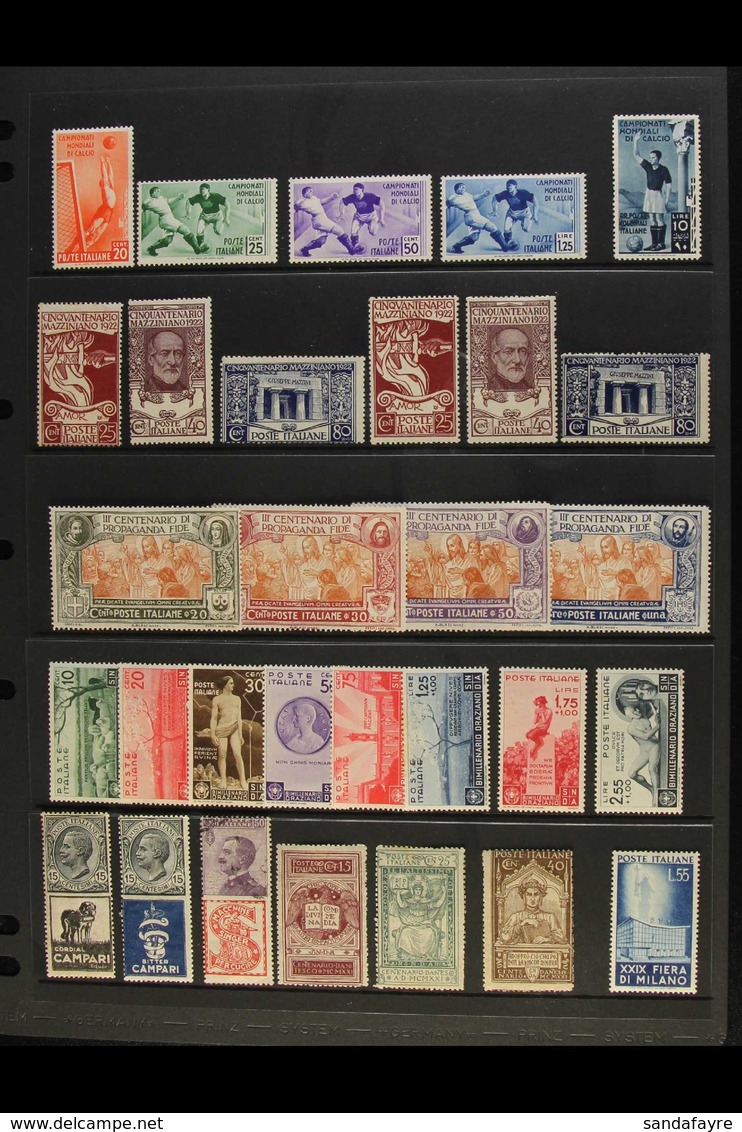 1863-1980 MINT & NHM POSTAL ISSUES HOARD. A Small Box Filled With Mint & Nhm Postal Issues In "Scott" Numbered Glassines - Ohne Zuordnung