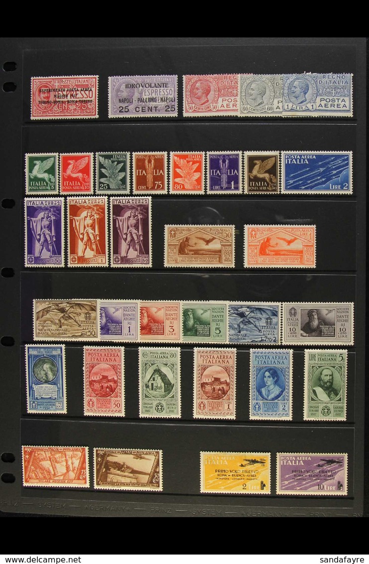 1917-1934 AIR POST COLLECTION An Attractive, ALL DIFFERENT Mint & Never Hinged Mint Collection Presented On Stock Pages. - Ohne Zuordnung