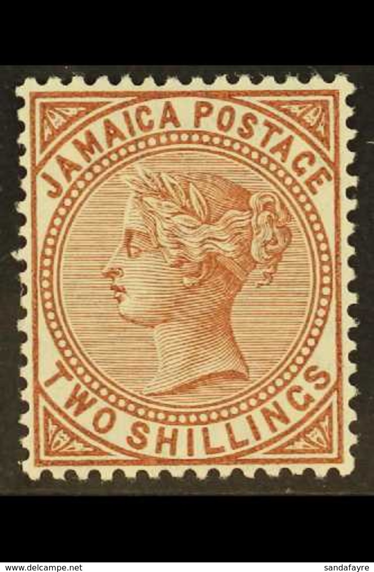 1905-11 2s Venetian Red, QV Type, Wmk Mult. Crown CA, SG 55, Very Fine Mint. For More Images, Please Visit Http://www.sa - Jamaica (...-1961)