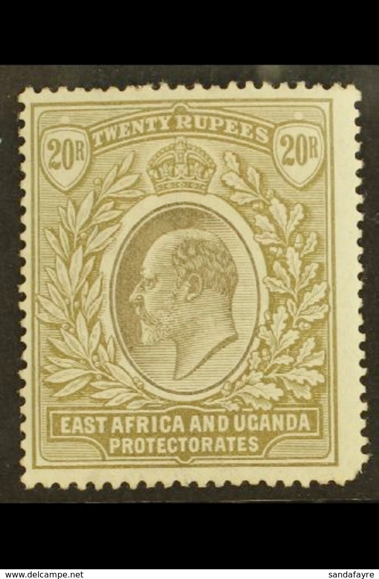 1903-4 20r Grey & Stone, Wmk Crown CC, SG 15, Mint, Corner Perf Fault, Cat.£800. For More Images, Please Visit Http://ww - Vide