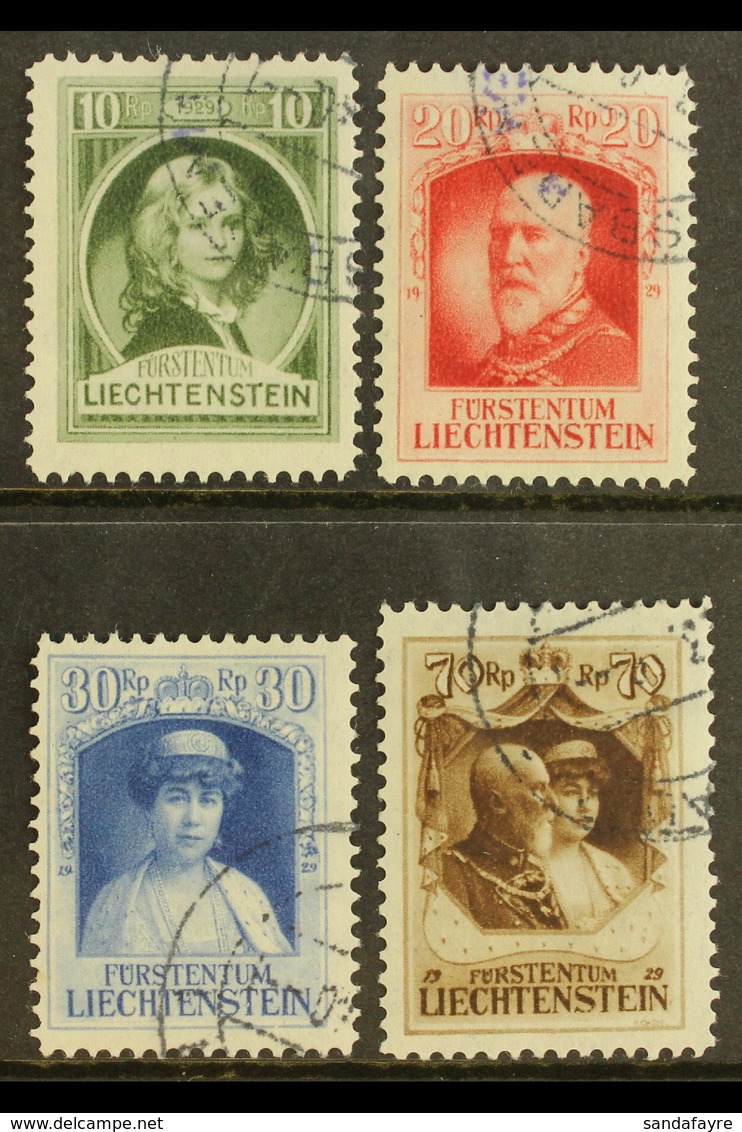 1929 Accession Set, Mi 90/93, SG 92/95, Very Fine Used. (4 Stamps) For More Images, Please Visit Http://www.sandafayre.c - Sonstige & Ohne Zuordnung