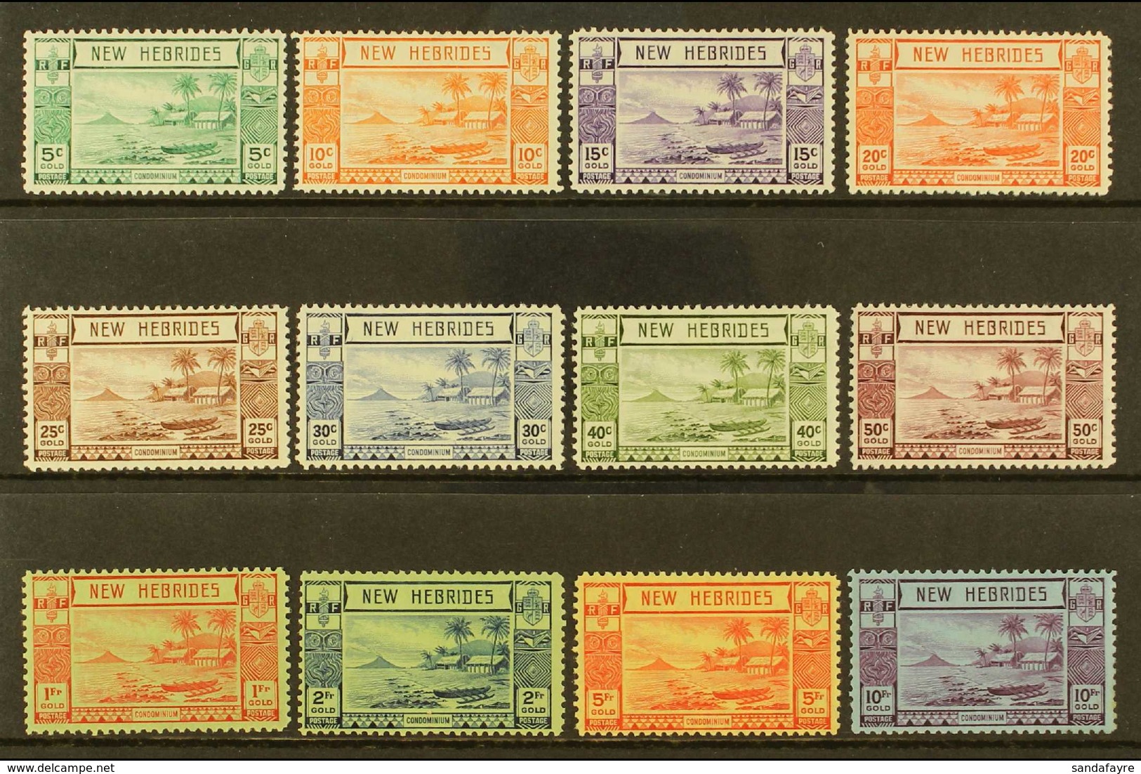 1938 (English) Complete Definitive Set, SG 52/63. Very Fine Mint. (12 Stamps) For More Images, Please Visit Http://www.s - Sonstige & Ohne Zuordnung