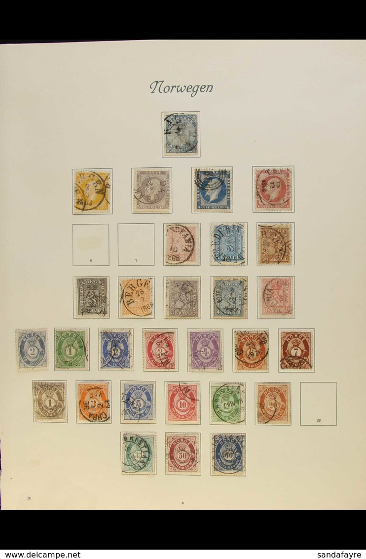 1855-1935 FINE USED COLLECTION Attractive Used Collection Of Chiefly Lightly Cancelled Stamps, All Different, Inc 1855 4 - Sonstige & Ohne Zuordnung