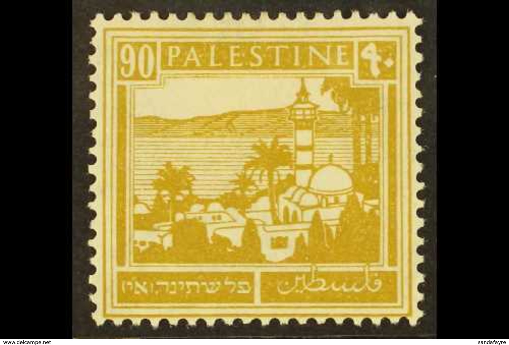 1927-45 90m Bistre, SG 101, Fine Mint (1 Stamp) For More Images, Please Visit Http://www.sandafayre.com/itemdetails.aspx - Palästina