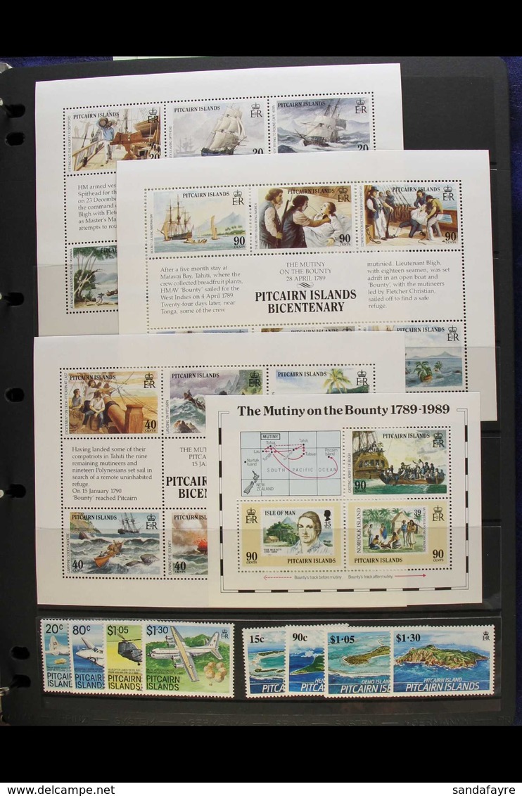1980-2007 NEVER HINGED MINT COLLECTION A Beautiful & Virtually Complete For The Period Collection Of Commemorative & Def - Pitcairn Islands