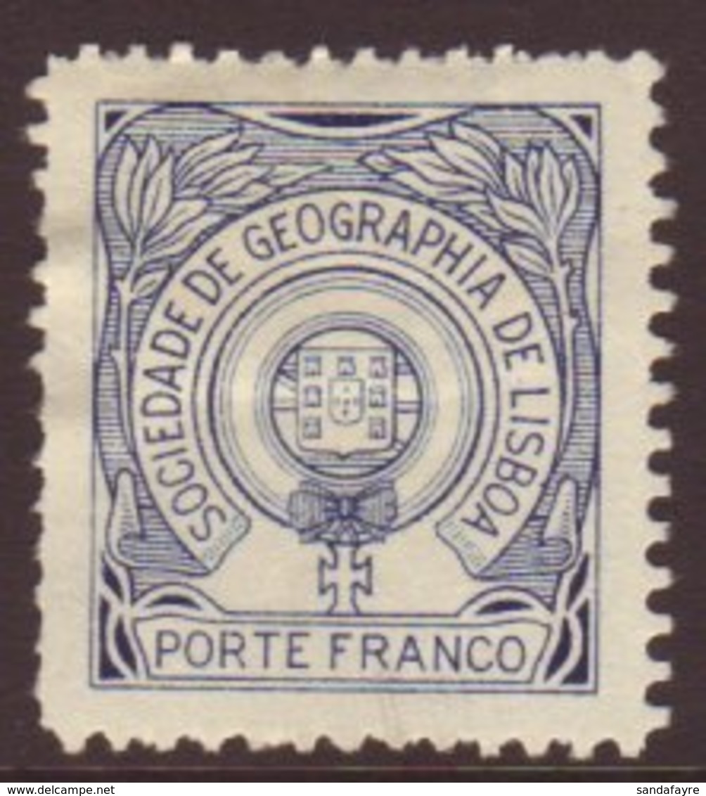GEOGRAPHIC SOCIETY ISSUES. 1935-36 (-) Blue With Cross On White Background, Afinsa 18var, Fresh Mint, Some Shortish Perf - Sonstige & Ohne Zuordnung