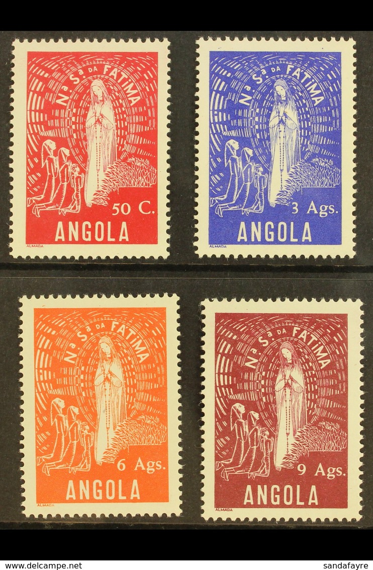 ANGOLA 1948 Our Lady Fatima Complete Set (SG 434/37, Afinsa 302/05), Never Hinged Mint, Fresh. (4 Stamps) For More Image - Sonstige & Ohne Zuordnung