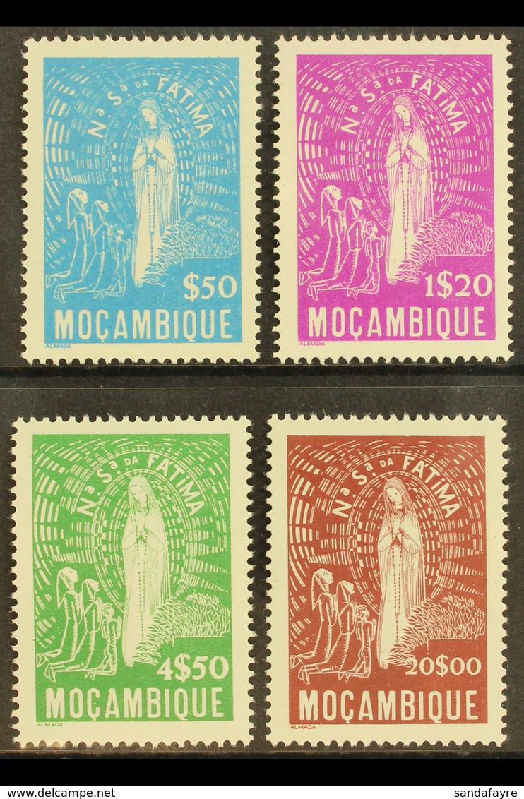 MOZAMBIQUE 1948 Our Lady Fatima Complete Set (SG 428/31, Afinsa 344/47), Never Hinged Mint, Fresh. (4 Stamps) For More I - Altri & Non Classificati