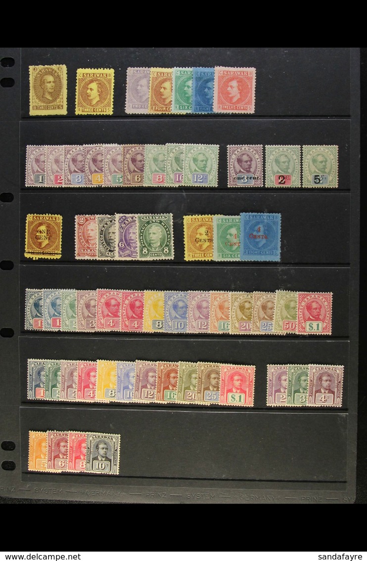 1869-1923 MINT COLLECTION Incl. 1869 3c With Part Original Gum, 1875 Set (most With Gum), 1888-97 To 12c, 1889-92 Cheape - Sarawak (...-1963)