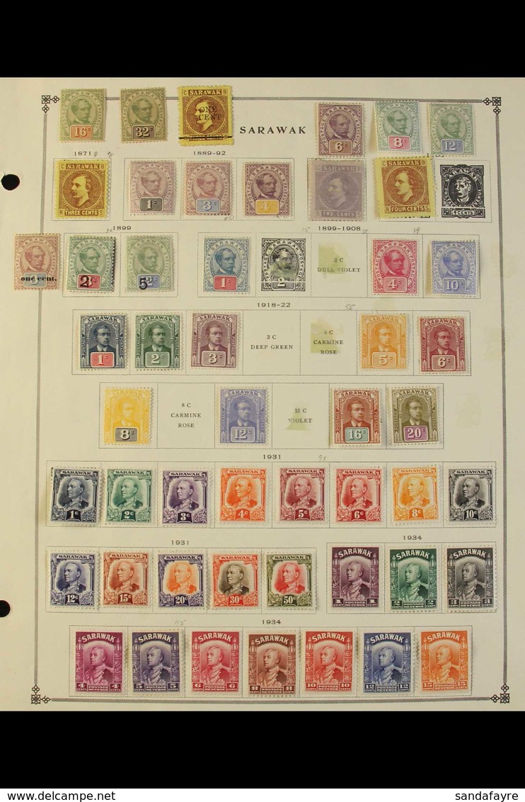 1871-1959 ATTRACTIVE MINT COLLECTION CAT £1250+ A Most Useful Range With Many "Better" Values & Sets Presented On "busy" - Sarawak (...-1963)