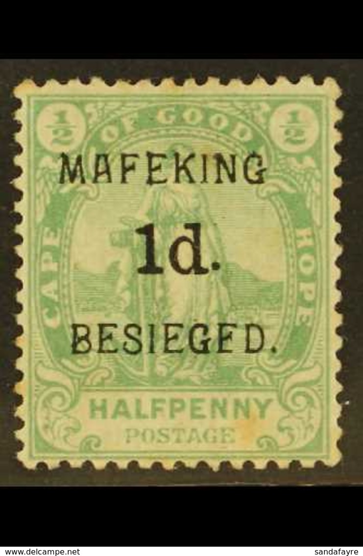 CAPE OF GOOD HOPE MAFEKING SIEGE 1900 1d On ½d Green, SG 2, Mint With Several Tone Spots Chiefly On Gum, Cat £375. For M - Ohne Zuordnung