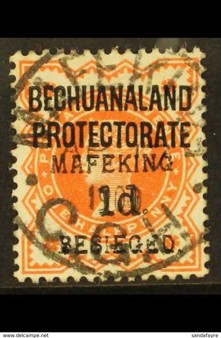 CAPE OF GOOD HOPE MAFEKING SIEGE 1900 1d On ½d Vermilion, SG 6, Very Fine Used. For More Images, Please Visit Http://www - Ohne Zuordnung