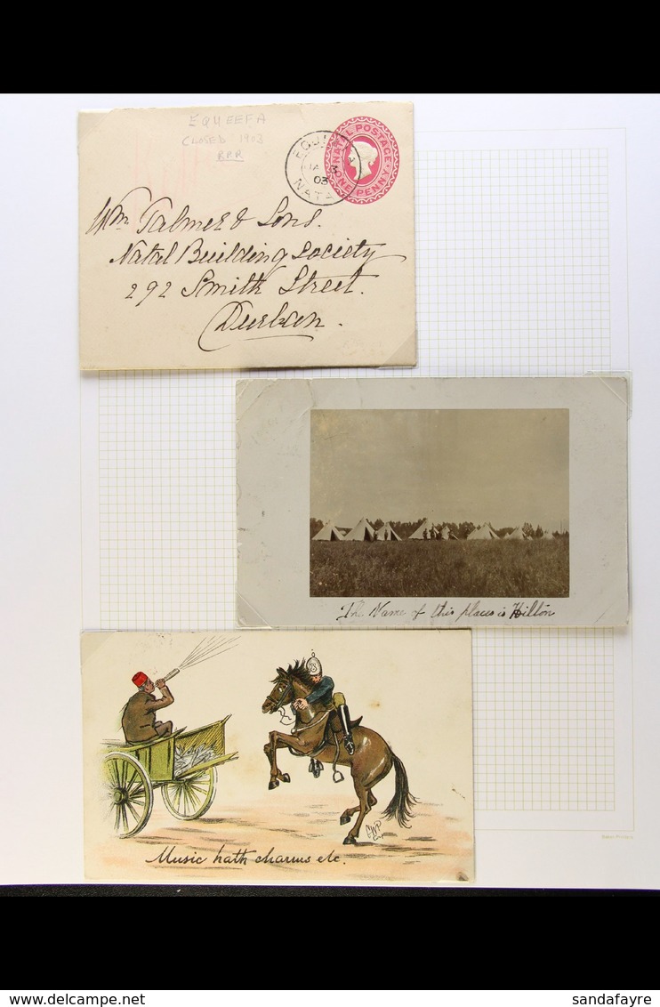 NATAL 1890's/1900's COVERS AND CARDS Collection, Much Of Interest Throughout. Note 1897 Incoming Card From Germany With  - Ohne Zuordnung