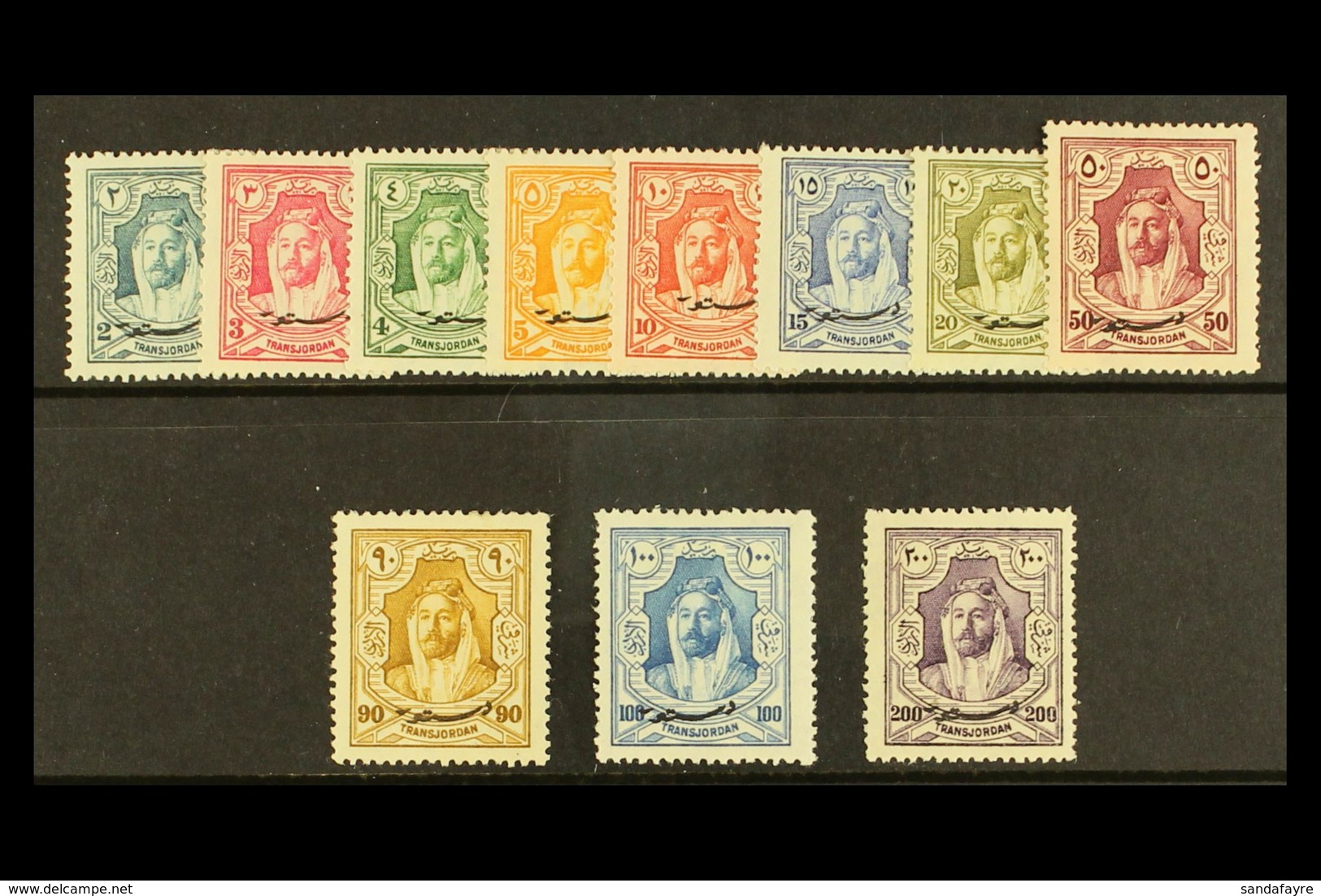 1928 New Constitution Set Complete SG 172/182, Very Fine And Fresh Mint. (11 Stamps) For More Images, Please Visit Http: - Jordanien