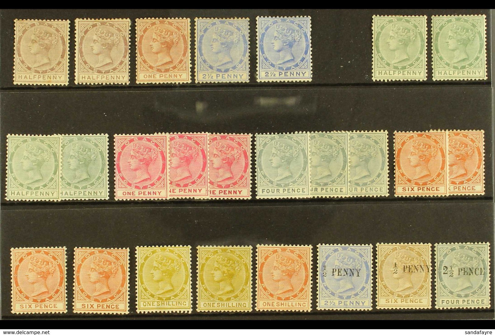 1882-92 MINT SELECTION. Includes 1882-84 Set To 2½d, 1885-96 Complete Set, 1886-92 Surcharge Range. Generally Fine Condi - Trinidad & Tobago (...-1961)