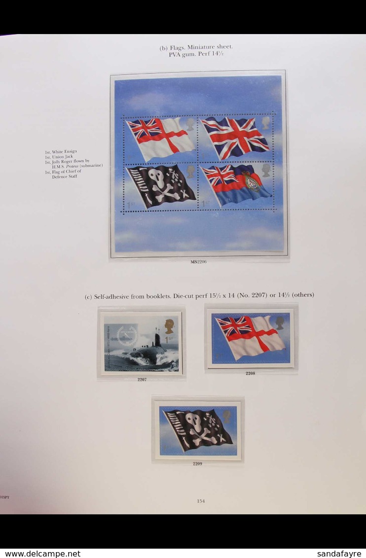 2001-2009 COMPLETE SUPERB NEVER HINGED MINT COLLECTION In A Stanley Gibbons 'Great Britain Commemoratives And Greetings' - Sonstige & Ohne Zuordnung