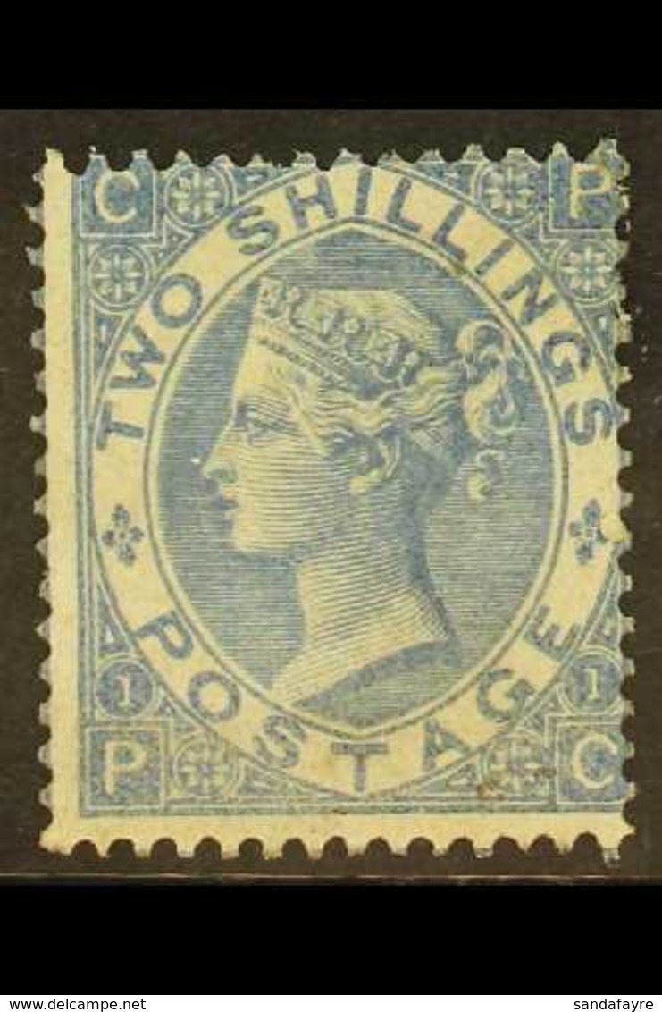 1867-80 2s Dull Blue, Wmk Spray, SG 118, Mint, Lovely Appearance, Cat £4200. For More Images, Please Visit Http://www.sa - Other & Unclassified