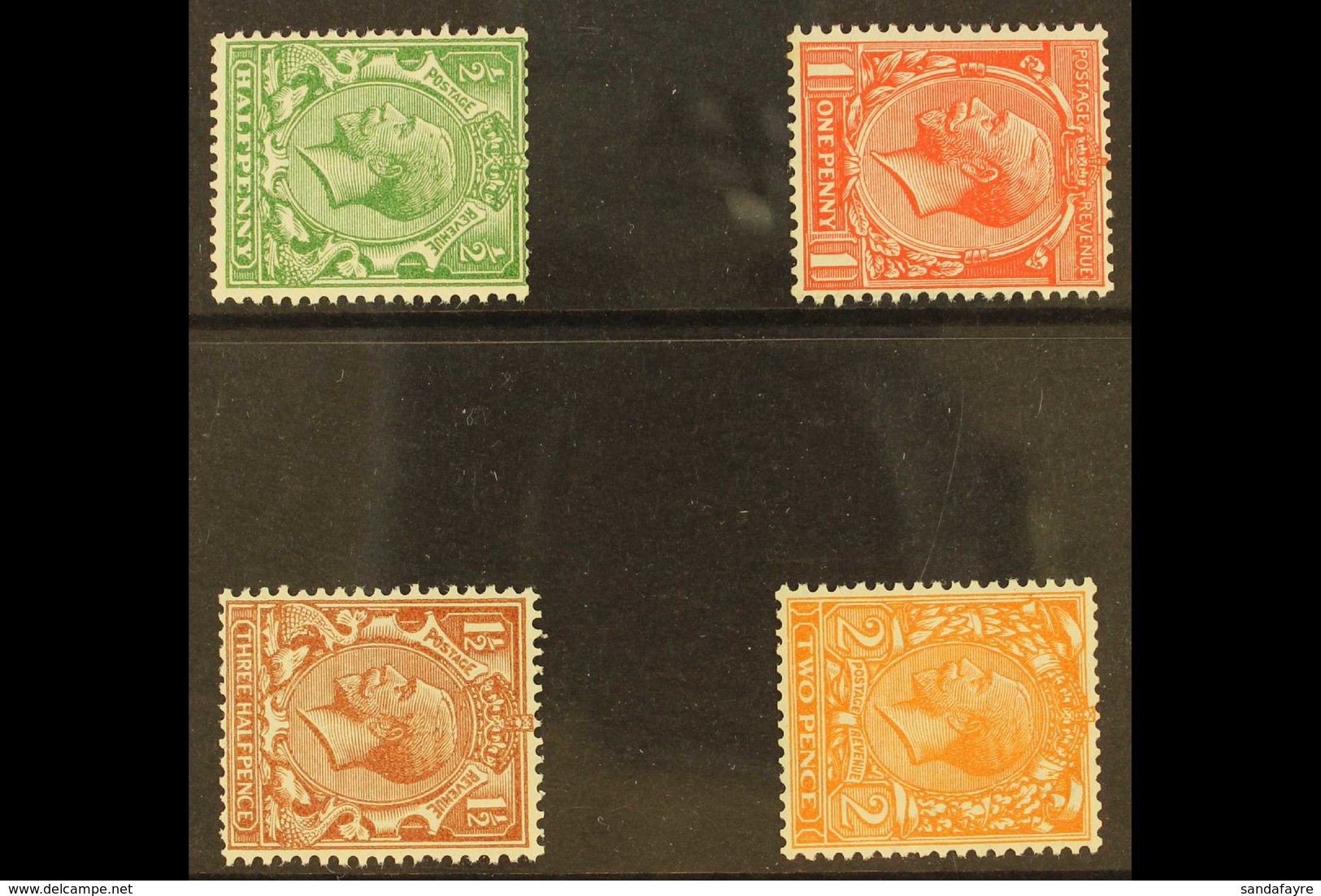 1924-26 SIDEWAYS WATERMARK Definitive Set, SG 418a/419a & 420b/421b, Never Hinged Mint (4 Stamps) For More Images, Pleas - Unclassified