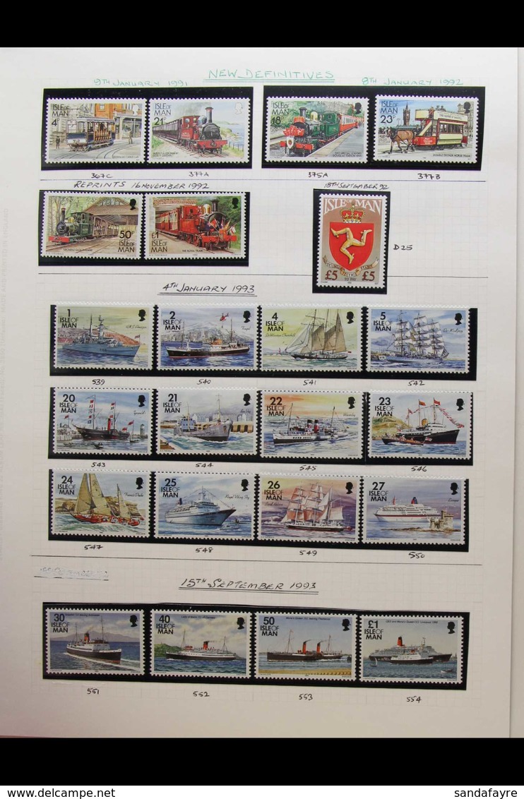 ISLE OF MAN 1958-94 Fine Mint And Never Hinged Mint Collection In Two Volumes, Mostly Never Hinged And Which Includes 19 - Sonstige & Ohne Zuordnung