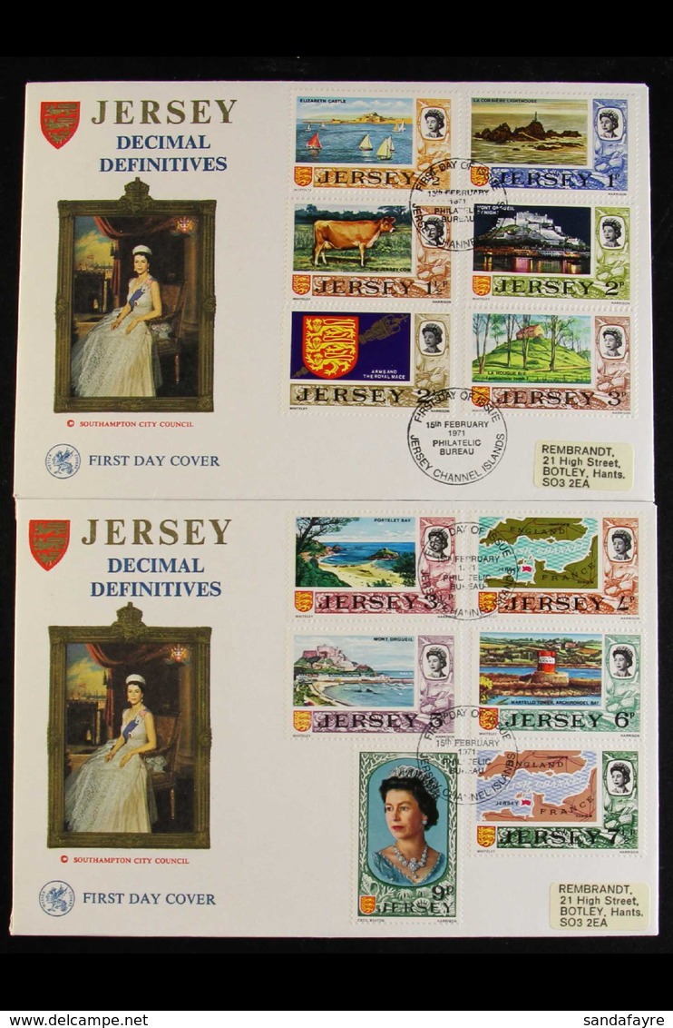 JERSEY 1943-94 Covers Collection In An Album, Mostly Illustrated Unaddressed Or Addressed Commem Or Defin Types, With So - Sonstige & Ohne Zuordnung