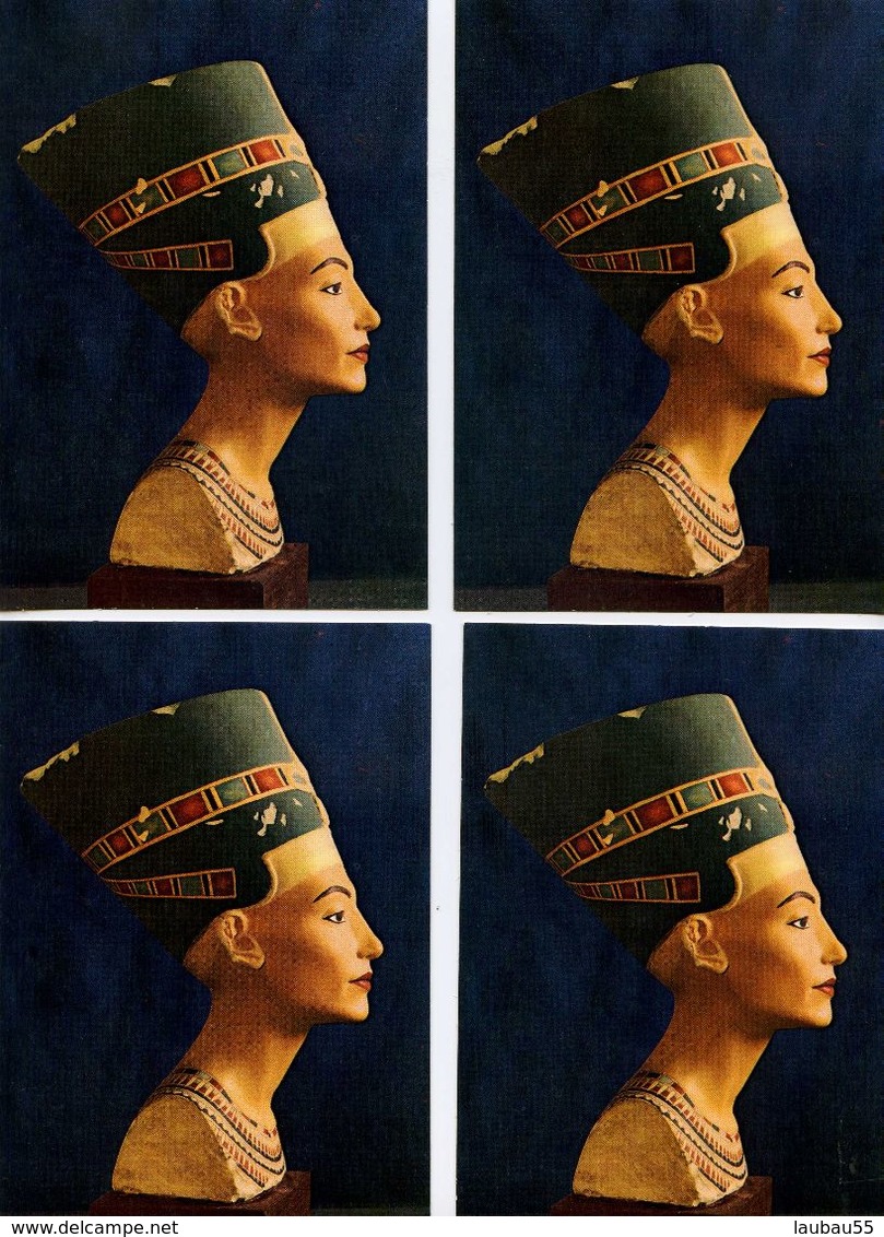 EGYPTE -------- 24 DONT 18  CARTES NEUVES DOS VIERGE 3 MODELES - Musées