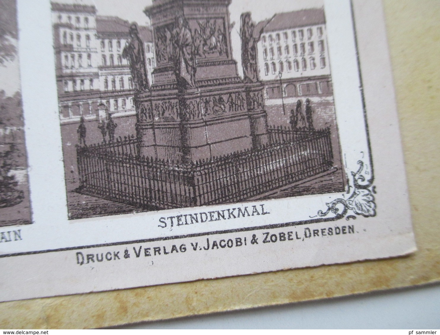 Berlin Leporello um 1900 mit einigen Ansichten! Druck und Verlag Jacobi & Zobel, Dresden